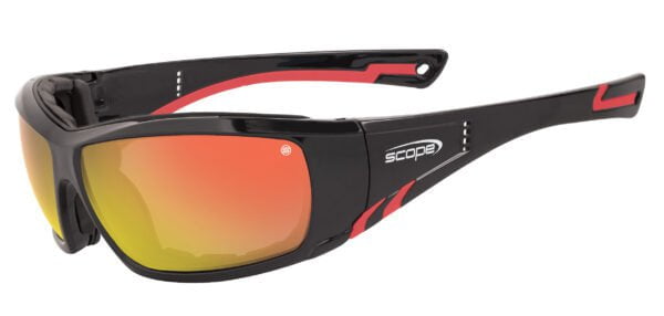 Scope Jet Stream Red Mirror Lens Inc Gasket + Strap 10 Pair RM780RM