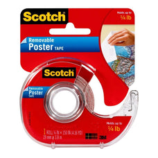 Scotch 109 Removable Poster Tape on Dispenser 19mm x 3.8mt FP10715