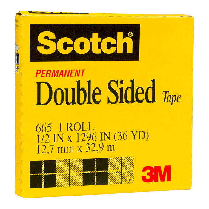 Scotch 665 Double Sided Tape 12.7mm x 32.9m FP10179