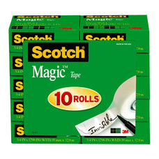 Scotch 810 Magic Tape 19mm x 33m, Pack of 10 FP10149