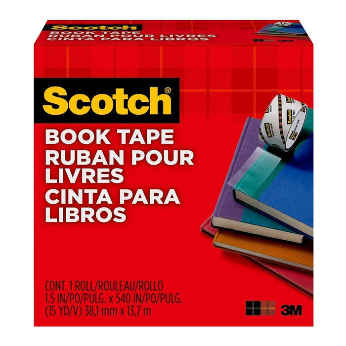Scotch 845-150 Transparent Book Tape 38mm x 13.7mt FP10918