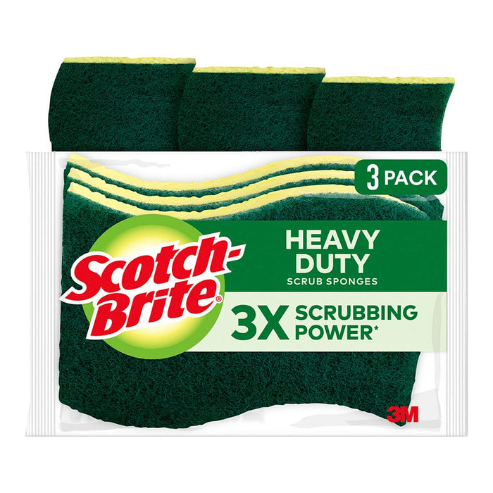 Scotch-Brite Heavy Duty Scrub Sponge, Pack of 3 FP11329