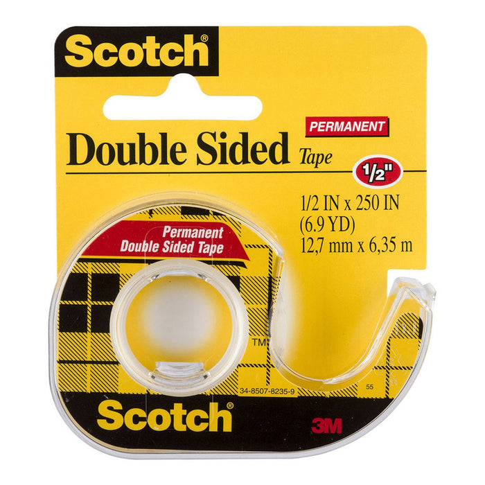 Scotch Double Sided Tape Dispenser 136 12.7mm x 6.35m FP10153