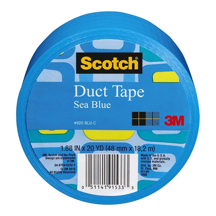 Scotch Duct Tape 920-BLU 48mm x 18.2m Sea Blue FP10822
