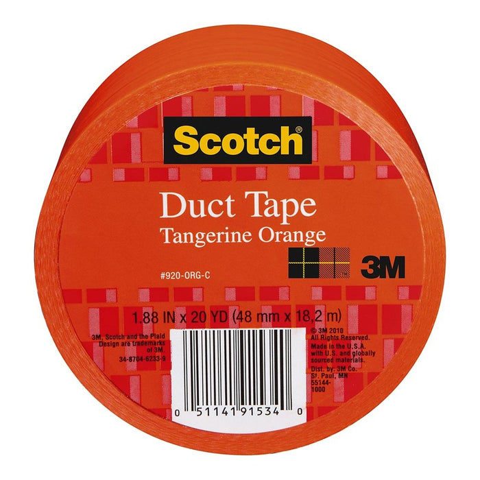 Scotch Duct Tape 920-ORG 48mm x 18.2m Tangerine Orange FP10843