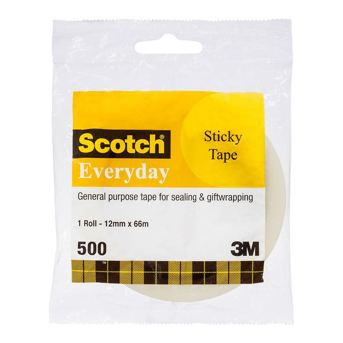 Scotch Everyday Tape 500 12mm x 66m FP10173