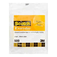 Scotch Everyday Tape 500 18mm x 66m FP10177