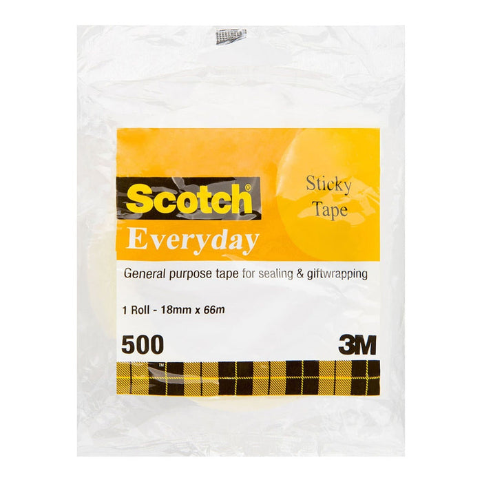 Scotch Everyday Tape 500 18mm x 66m FP10177