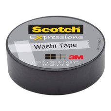 Scotch Expressions Washi Tape 15mm x 10m Black (C314-BLK) FP10865
