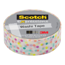 Scotch Expressions Washi Tape 15mm x 10m Fun Dots (C314-P47) FP10860