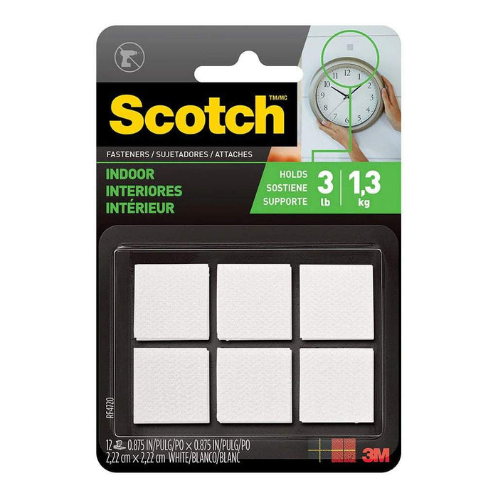 Scotch Fastener Indoor 22 x 22mm - White FP10697