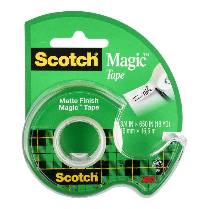 Scotch Magic Tape Dispenser 122 19mm x 16.5m FP10152