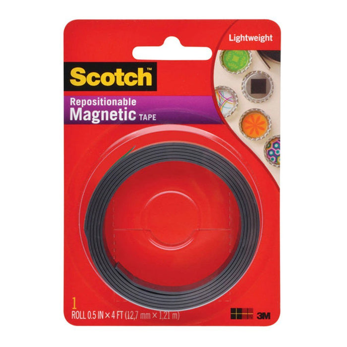 Scotch MT004.5S Repositionable Lightweight Magnetic Tape 1.2mt Roll FP10687