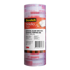Scotch Sticky Tape 18mm x 33m, Pack of 8 (502) FP10176