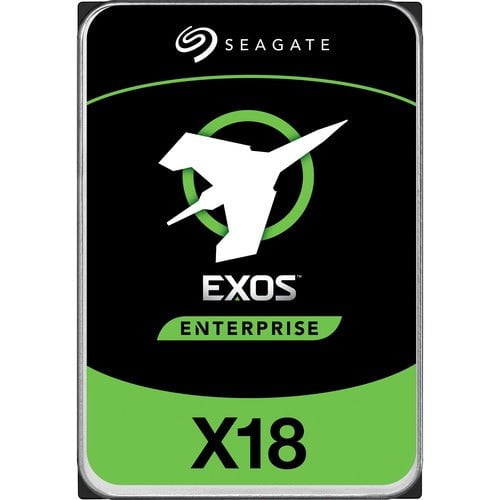 Seagate Exos X18 ST12000NM000J 12 TB Hard Drive - Internal - SATA (SATA/600) - Conventional Magnetic Recording (CMR) Method - Storage System, Video Surveillance System Device Supported - 7200rpm - 270 MB/s Maximum Read Transfer Rate IM5287844