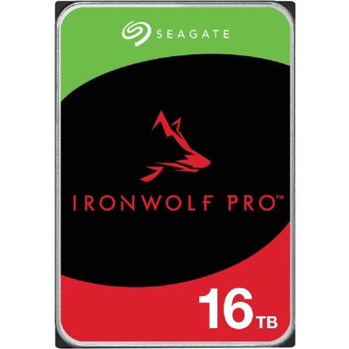 Seagate IronWolf Pro ST16000NT001 16 TB Hard Drive - 3.5" Internal - SATA (SATA/600) - Conventional Magnetic Recording (CMR) Method - Server, Workstation Device Supported - 7200rpm IM5618721