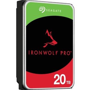 Seagate IronWolf Pro ST20000NT001 20 TB Hard Drive - 3.5" Internal - SATA (SATA/600) - Conventional Magnetic Recording (CMR) Method - Server, Workstation Device Supported - 7200rpm IM5618833