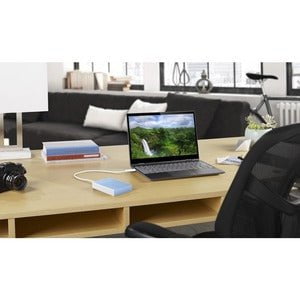 Seagate One Touch STKY2000402 2 TB Portable Hard Drive - External - Light Blue - Notebook Device Supported - USB 3.0 - 3 Year Warranty IM5193973