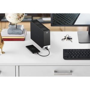Seagate One Touch STLC14000400 14 TB Hard Drive - 3.5" External - SATA (SATA/600) - Black - USB 3.0 Micro-B IM5365066