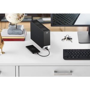 Seagate One Touch STLC16000400 16 TB Desktop Hard Drive - 3.5" External - SATA (SATA/600) - Black - USB 3.0 Micro-B IM5365068