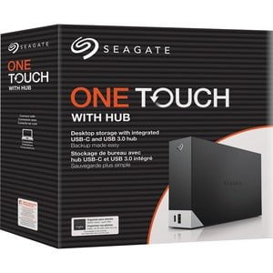 Seagate One Touch STLC16000400 16 TB Desktop Hard Drive - 3.5" External - SATA (SATA/600) - Black - USB 3.0 Micro-B IM5365068