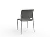 Knight's Game 4-Leg Conference Chair, Silver Powdercoated Frame (Choice of Shell Colour)