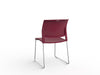 Knight's Game Skid Frame Conference Chair, Chrome Frame (Choice of Shell Colour)
