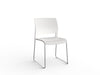 Knight's Game Skid Frame Conference Chair, Chrome Frame (Choice of Shell Colour)