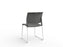 Knight's Game Skid Frame Conference Chair, White Frame (Choice of Shell Colour)