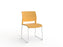 Knight's Game Skid Frame Conference Chair, White Frame (Choice of Shell Colour)