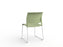 Knight's Game Skid Frame Conference Chair, White Frame (Choice of Shell Colour)