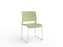 Knight's Game Skid Frame Conference Chair, White Frame (Choice of Shell Colour)