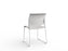 Knight's Game Skid Frame Conference Chair, White Frame (Choice of Shell Colour)