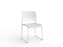 Knight's Game Skid Frame Conference Chair, White Frame (Choice of Shell Colour)