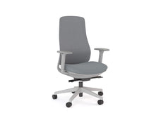 Knight's Lume Mesh Chair, Grey Mesh Fabric, Unassembled
