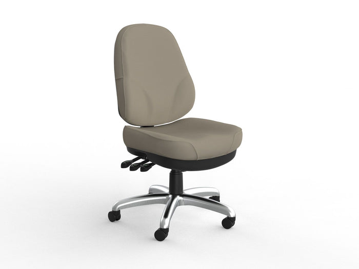 Knight's Plymouth 3 Lever Heavy Duty Chair, Breathe Fabric, Choice of Coloues Camel KG_PLYHD__ASS_BECS