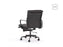 Knight's Vogue Genuine Black Coloured Leather Main Front Panel, Midback Chair With Armrest, Unassembled