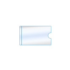 Self Adhesive Business Card Pockets - Side Opening x 10's Pack CX231675-DO