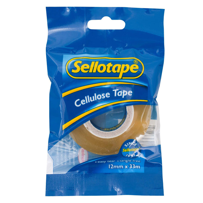 Sellotape 1100 Cellulose Tape 12mm x 33m CX1721258