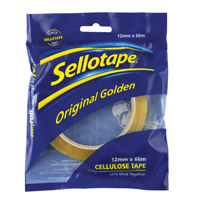 Sellotape 1105 Cellulose Tape 12mm x 66m CX905958