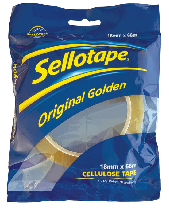 Sellotape 1105 Cellulose Tape 18mm x 66m CX905959