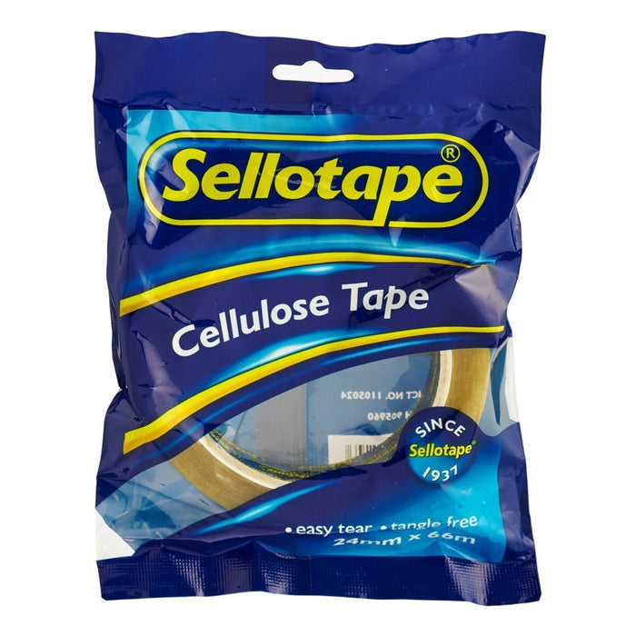 Sellotape 1105 Cellulose Tape 24mm x 66m CX905960