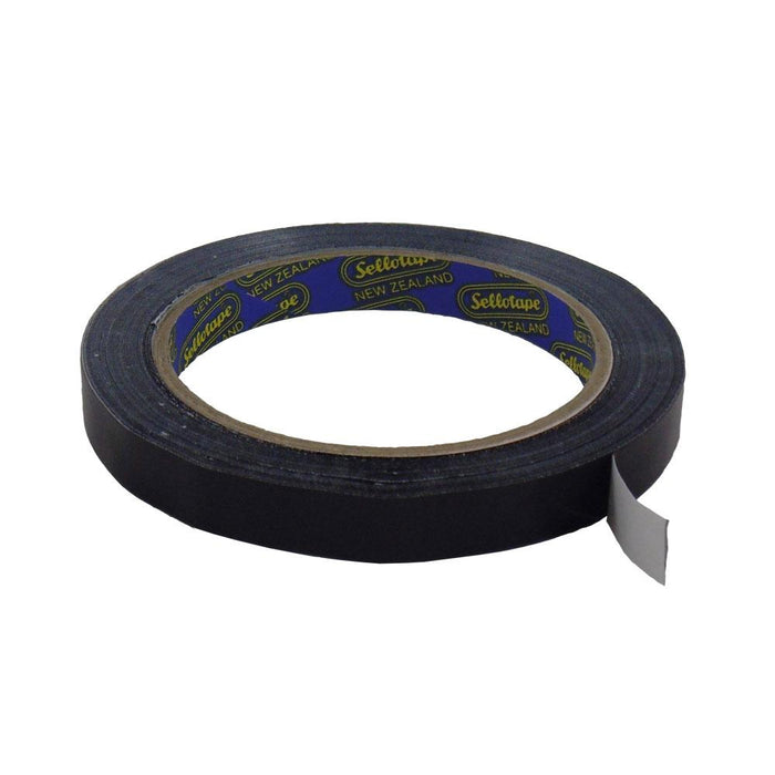 Sellotape 1519 Vinyl Black 12mm x 66m CX906057