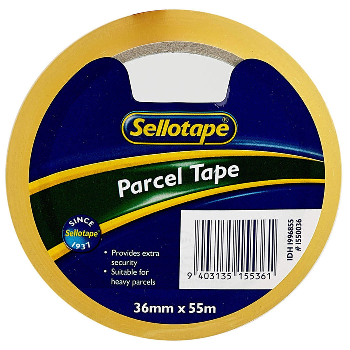 Sellotape 1550 Clear Polypropylene Parcel Tape 36mm x 55mt CX1996855