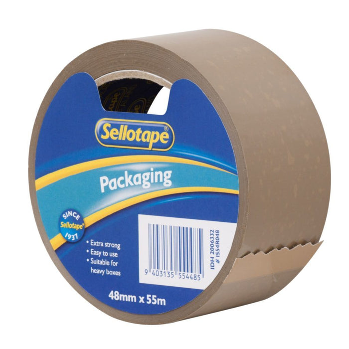 Sellotape 1554R Brown Packaging Tape 48mm x 55mt CX2006332