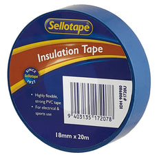 Sellotape 1720U Insulation Blue 18mm x 20m CX908980