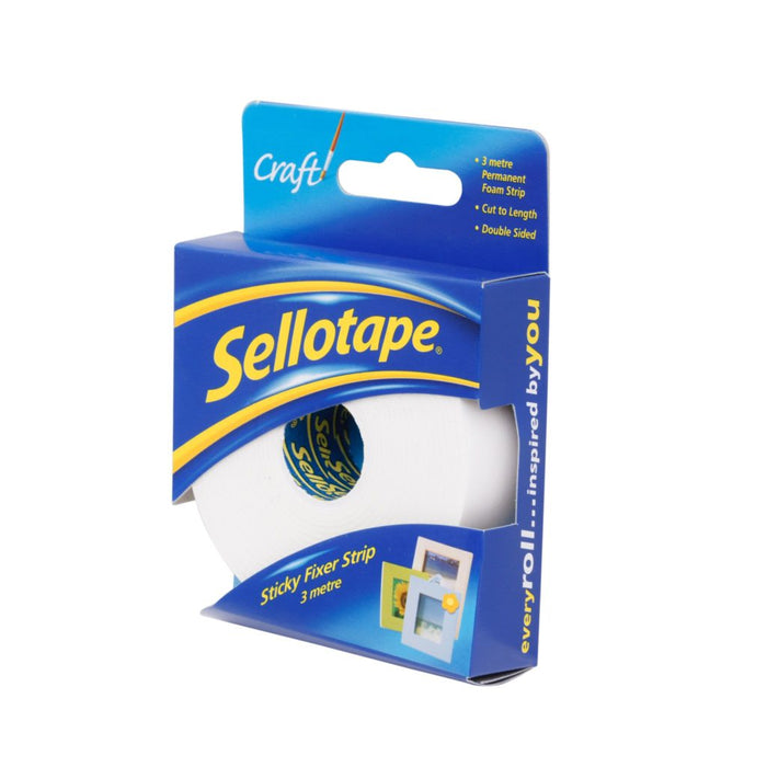 Sellotape 4195 Double Sided Foam Tape 25mm x 3mt CX1721299