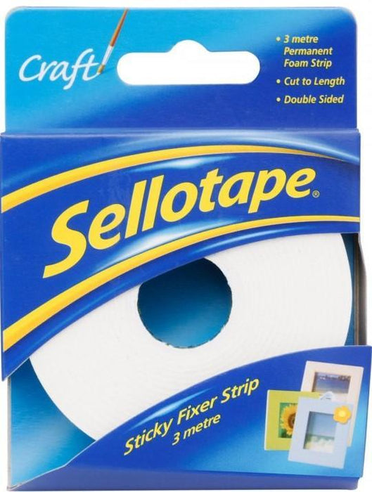 Sellotape 4195 Double Sided Foam Tape 25mm x 3mt CX1721299