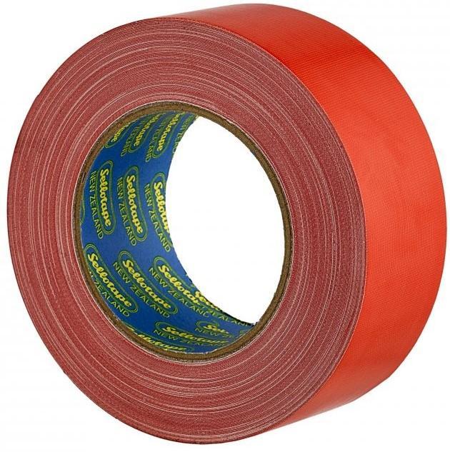 Sellotape 4705R Red Cloth Tape 48mm x 30mt CX907098