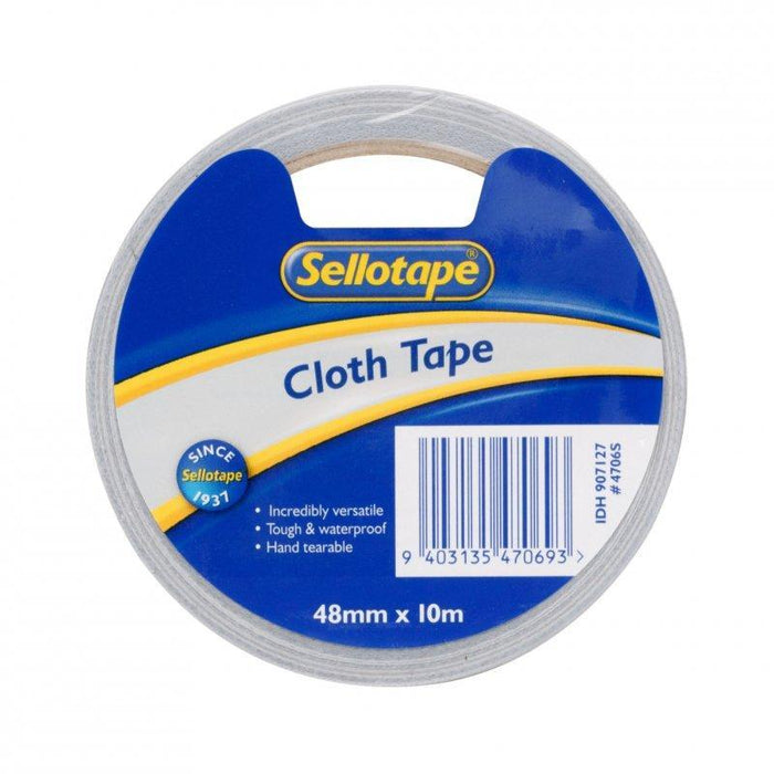 Sellotape 4706S Silver Cloth Tape 48mm x 10mt CX907127